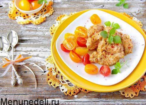 Кролик в сметане