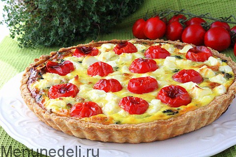 Пирог со шпинатом и сыром | Меню недели