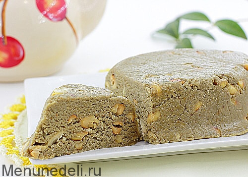 Рецепт домашней халвы с арахисом | Меню недели
