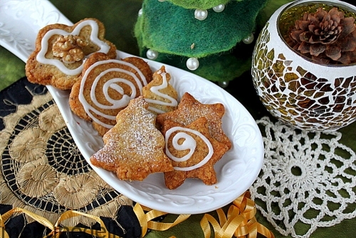 Как приготовить песочное печенье с грецкими орехами | Меню недели