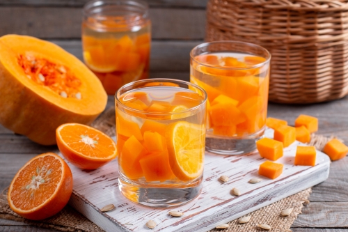 Компот из тыквы с мандарином: рецепт пошаговый с фото | Меню недели